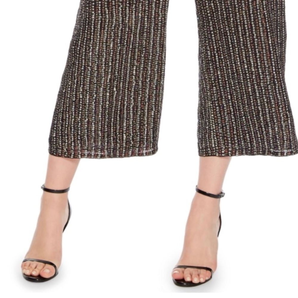 Parker Women’s Ellen Sequined Crop Wide Leg Pants